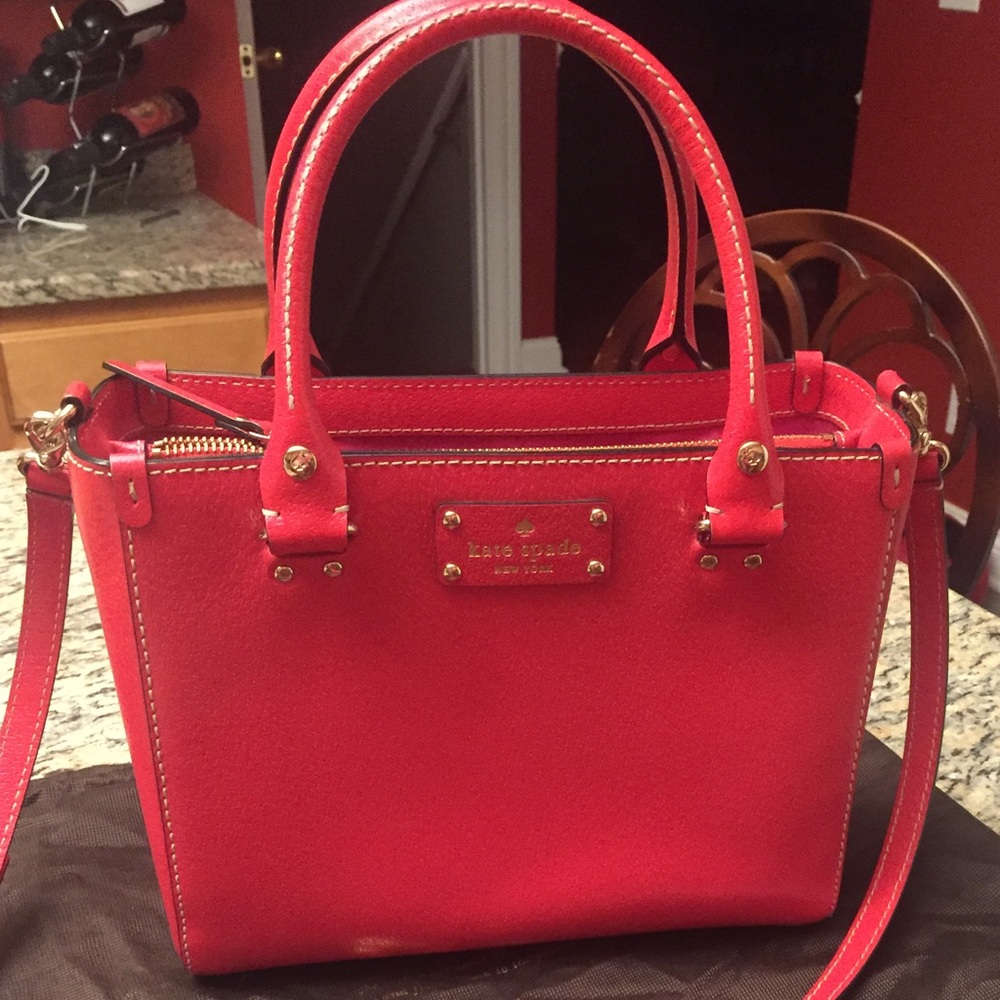 *** SOLD****Kate Spade purse red